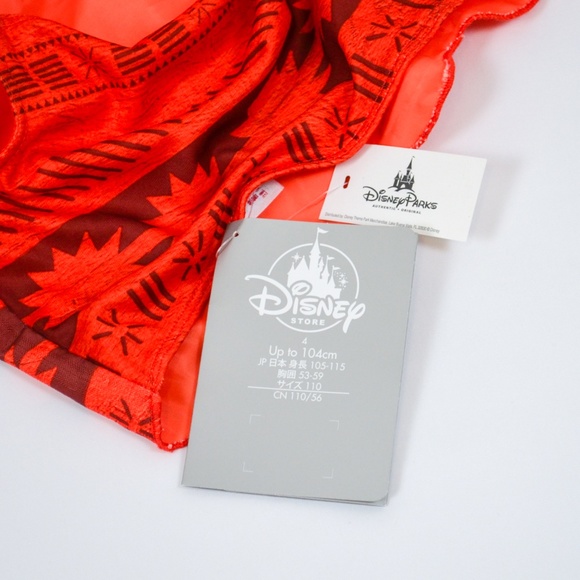 Disney Moana Costume - Red and Yellow - Picture 5 of 7